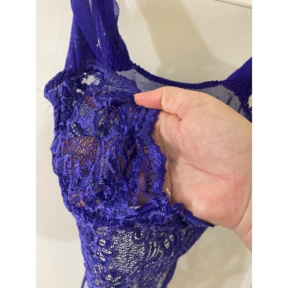 Victtoria Secet GOLD LABEL Y2K Sheer Lace Lingerie Body Suit - 36C - Picture 3 of 13